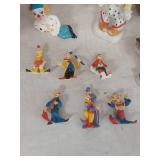 Decorative Clown Figurine Collection