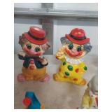 Decorative Clown Figurine Collection