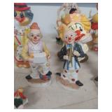 Decorative Clown Figurine Collection