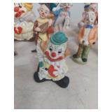 Decorative Clown Figurine Collection