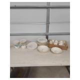 Mid-Century Boutonniere China Dinnerware Set