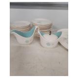 Mid-Century Boutonniere China Dinnerware Set