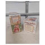 Cherished Teddies King & Queen of Hearts Collectors Set with Anniversary Figurine