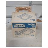 Broan Model 709 Bathroom Fan Light Combo