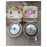 4 Wheels with Ford Motor Company Hubcaps