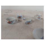 Occupied Japan Miniature Tea Set with Floral Design
