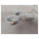 Occupied Japan Miniature Tea Set with Floral Design