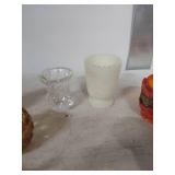 Colored Glass Toothpick Holders and Small Vessels Collection