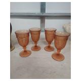 Tiara Glass Pitcher with Goblets