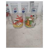 Pepsi and Character Promotional Glass Collection with Toy Yo-Yo