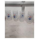 Pepsi and Character Promotional Glass Collection with Toy Yo-Yo