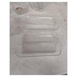 Mixed Glass Serving Set with Holiday Figurines