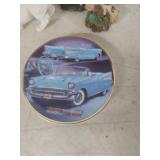 Mixed Glass Serving Set with Holiday Figurines