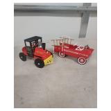 Casey Jones Cannonball Express and Fire Truck Model Car Set