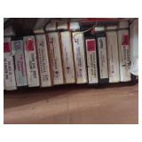 Large Collection of 8-Track Music Tapes