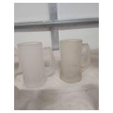 Frosted Glass Drinkware Set