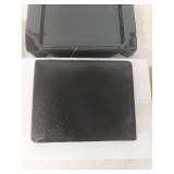 (2) Black Leather Bifold Wallets