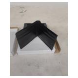 (2) Black Leather Bifold Wallets
