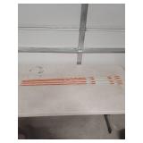 48-inch Orange Driveway Marker Stakes - Set of 4