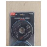 10 Pc 4-1/2" Metal Cutting and Grinding Wheel Set
