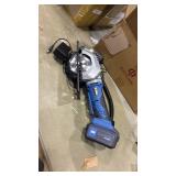 Mini Circular Saw, 4-1/2\" 3400RPM Compact Cordless Circular Saw with 4.0A Battery, Laser Guide, Rip Guide, Mini Table Saw with 2Pcs Blades for Wood, Soft Metal and Plastic Cuts (previously used)