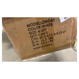 6.5FT Christmas Tree Snow Flocked Artificial, Full Xmas Tree with 800 Automatically Expanding Branch Tips, Foldable Metal Stand and Hinged Branches, Holiday Decoration for Home, Party, Green - Retail: