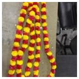 Indian Artificial Flower Garland for Decoration â Perfect for House, Office & Religious Events (Set of 5 mala) - Retail: $0