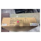 Kira Home Daphne 28  4-Light Farmhouse Pendant Light  Gray Oak Wood Style + Black Finish - Retail: $104