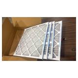 4pack Pro - Source 20x20x1 Pleated Air Filter Wire-Backed Pleated MERV 8 Synthetic Paperboard Frame 300 FPM 825 CFM Use with Any Unit - Retail: $0
