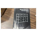 OLIXIS 7 Drawers Dresser for Bedroom, Fabric Storage Tower for Living Room, Entryway - Sturdy Steel Frame, Wooden Top & Easy Pull Fabric Bins, Closet Chests Organizer for Clothes, Black - Retail: $0