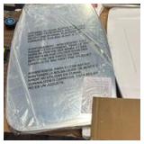 Brushed Nickel Bathroom Mirror, 24\"Ã40\" Oval Vanity Mirror with Stainless Steel Metal Frame, Silver Oblong Wall Mount Mirror for Bedroom, Living Room - Retail: $0