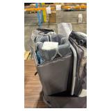 Pamo Babe Pack and Play 4 in 1 Playard Portable Playard Foldable Playpen for Baby and Toddler Portable Crib Mattress Diaper Changer for Newborn (Grey) (may be different style from stock) - Retail: $0