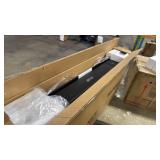 Tangkula 42 Inches Electric Fireplace in-Wall Recessed, Wall Mounted and Freestanding, 750W/1500W Linear Fireplace Heater with Remote Control, Adjustable Flame Color & Brightness (42 Inches) - Retail: