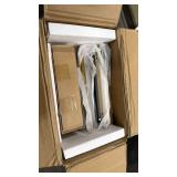 Wooden Dining Chairs Set of 2, Linen Fabric Upholstered Kitchen Armless Chair w/Rubber Wood Frame, Padded Seat, High Curved Back, Farmhouse Accent Side Chairs for Living Room - Retail: $0