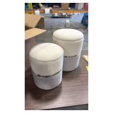 Giantex Ottoman Storage Set Large & Small - Retail: $0