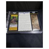 NFL 22KT Gold Super Bowl Commemorative Ticket Collection