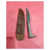Railway spike forged knife by DK Smith