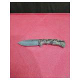 Ozark Trail  Camouflage Fixed Stainless Steel Blade Knife