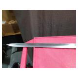 Medieval Style Two-Handed Sword with Ornate Cross Guard