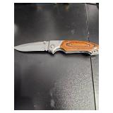 MTech Wooden Handle Folding Knife