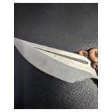 Decorative Copper Handle Stainless Steel Knife