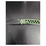 Frost Cutlery Green Tactical Folding Pocket Knife