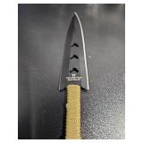 Snake Eye Tactical Fixed Blade Knife with Cord Wrap