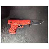 Mini Red Pistol Knife