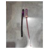 Japanese Katana with Purple Handle Wrap