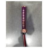Japanese Katana with Purple Handle Wrap