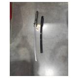 Japanese Katana Sword with Black Scabbard