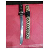Japanese Tanto Sword with Snakeskin Pattern Saya