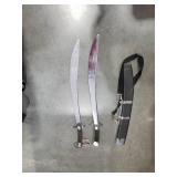Military Style Sword with Scabbard