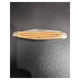 Bone Handle Multi-Blade Pocket Knife